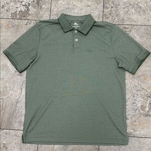 Tommy Bahama Green Short Sleeve Polo